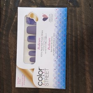NEW Color Street Evening Sky real nail polish strips "Pedicure"
